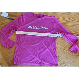 Long Sleeve Layering T Shirt State Farm Insurance Pink Very Thin Light 2XL